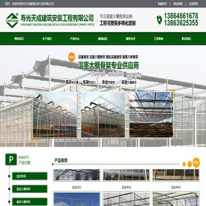 溫室骨架,溫室大棚骨架,蔬菜大棚骨架,壽光天成建筑安裝工程有限公司